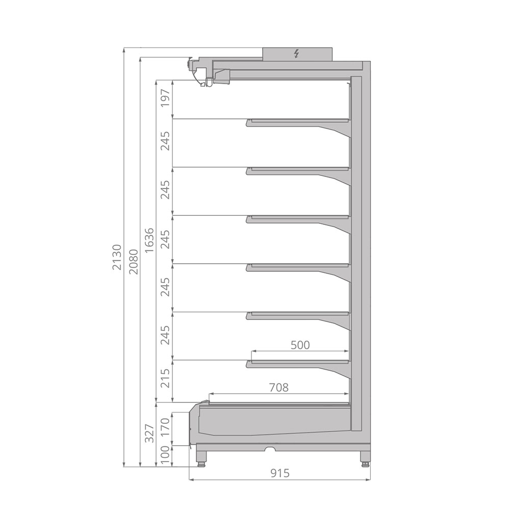 картинка Горка холодильная Brandford TESEY Compact Portable 375