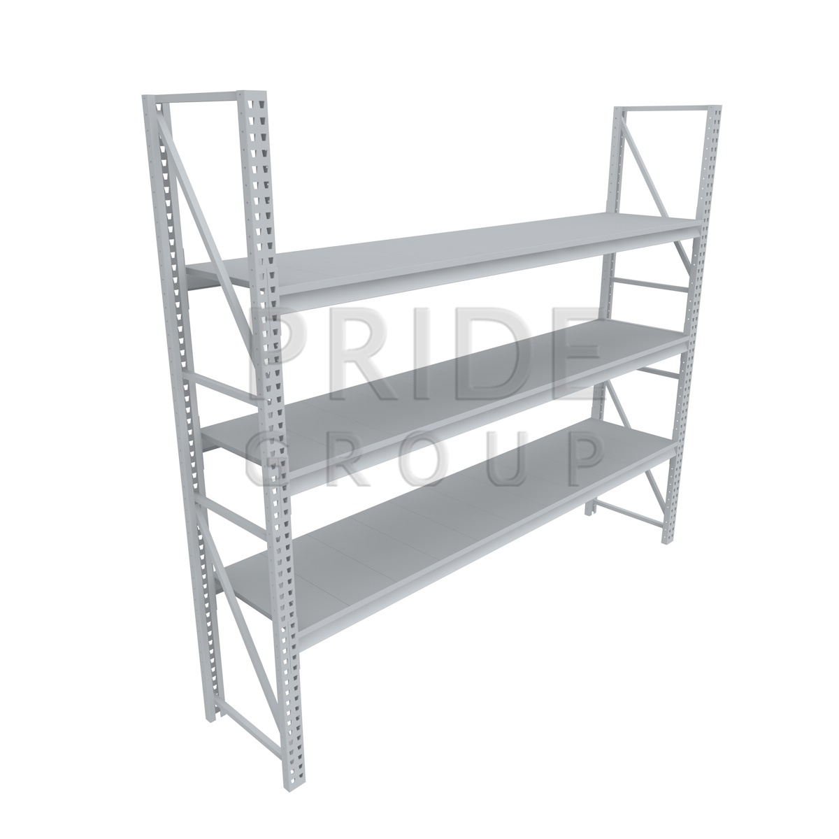 картинка Стеллаж грузовой СГП 1250x600x3000 3 полки крашенные