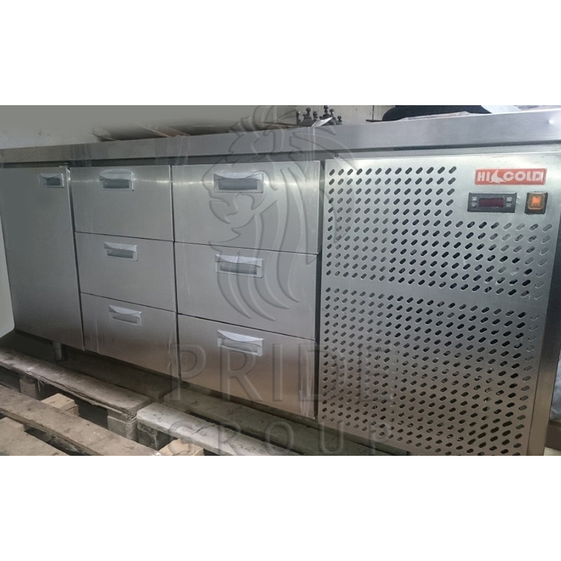 Стол охлаждаемый HICOLD GN 133 BR2 TN 1950x700x850