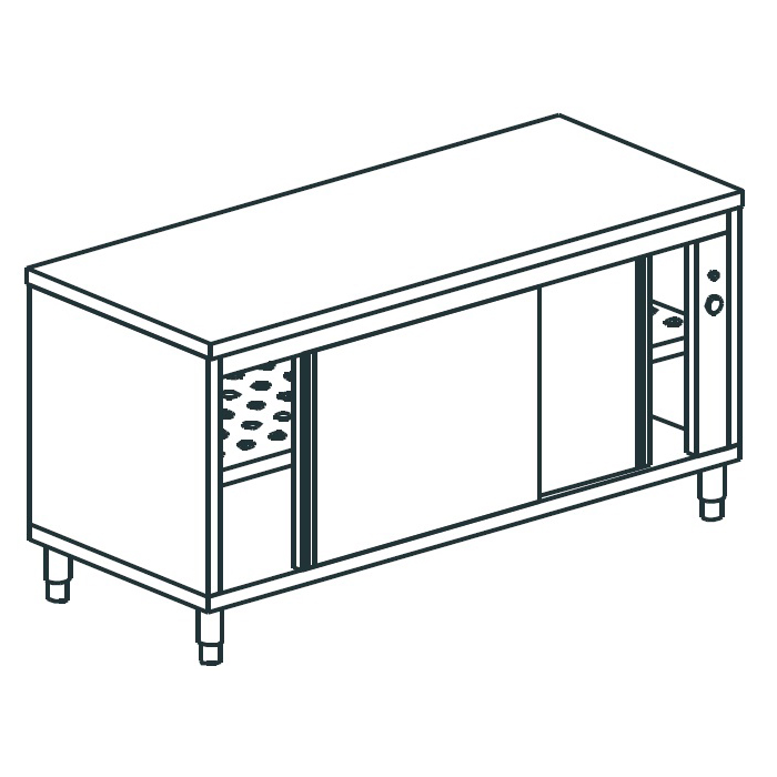 картинка Стол тепловой Apach Chef Line LHC714SH2