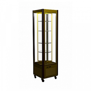 картинка Кондитерская витрина Carboma D4 VM 400-2 (R400Cвр Сarboma Люкс 1/2, INOX) LATIUM