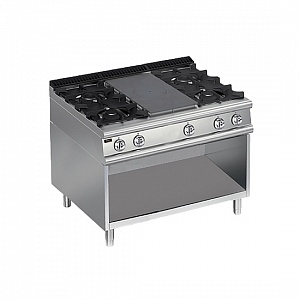 картинка Плита со сплошной поверхностью газовая 700 серии Apach Chef Line LRSTG127R4OS