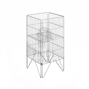 картинка Корзина акционная 500х500 мм h 780 мм Цинк